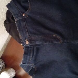 Sz 18 EILEEN FISHER DARK WAS JEANS